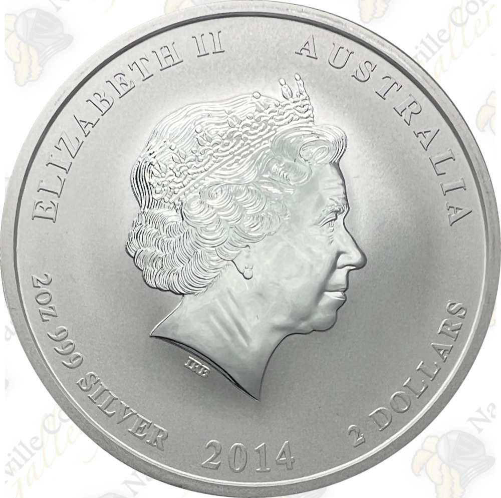 2014 Australia 2 oz Lunar Series 2 Year of the Horse – SKU #47214